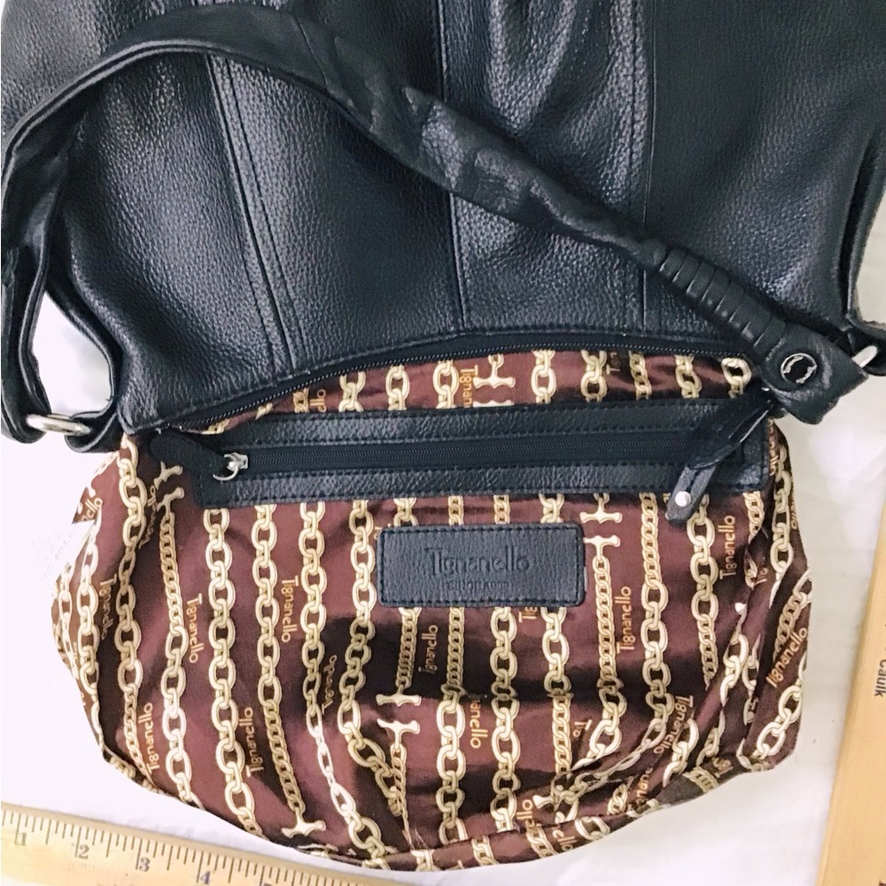 Tignanello Pepple Leather Shoulder Bag Purse - Picture 7 of 14